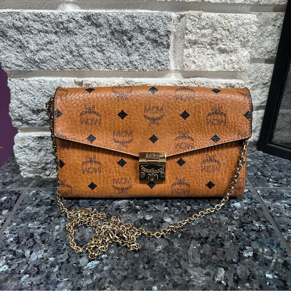 MCM Tan Crossbody Bag - Picture 2 of 7